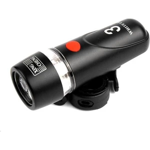 735-A 3 Ledli Ön Far Siyah