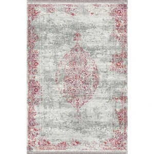 Sanat Halı Doku Koleksiyonu 1200 Gri Saçaklı Halı 160 x 230 cm