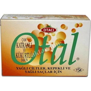 Otal Çam Katranlı ve Kükürtlü Sabun 80 gr Yağlı Kepekli Saçlar ve Sivilceli Ciltler Için