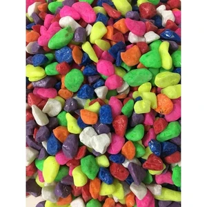 Amazon Pet Akvaryum İçin Renkli Çakıl Taşı 1 kg
