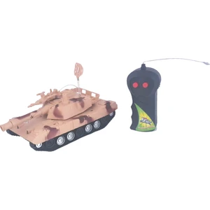 Duman Oyuncak Uzaktan Kumandalı Çift Fonksiyon Pilli Altay Tank - Kahverengi