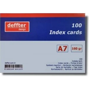 Index Kartı A7 Beyaz Düz