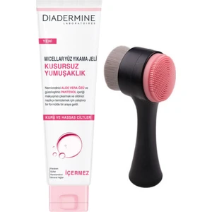 Siyah Cilt Temizleme Fırçası + Micellar Yüz Yıkama Jeli Kusursuz Yumuşaklık 150 ml