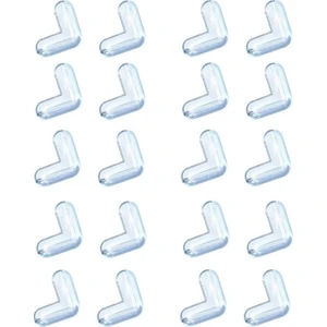 Demet Home Bebek Silikon Şeffaf Sivri Köşe Koruyucu - 20 Adet