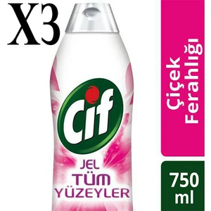 Jel Tüm Yüzeyler Çiçek Ferahlığı 750 ml x 3 Adet