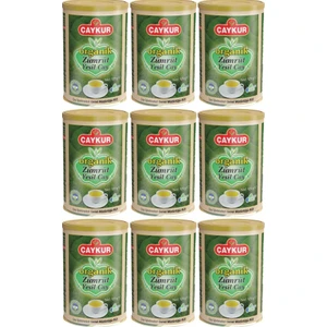 Organik Çay Zümrüt Yeşil Çay 125 Gram x 9 Adet 1 Koli