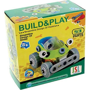 Build & Play - 3D Model Yarış Motosikleti Oyuncak Araba İnşa Seti +5 Yaş