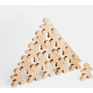 Becerikli Adamlar Ahşap Oyuncak - 20 Parça