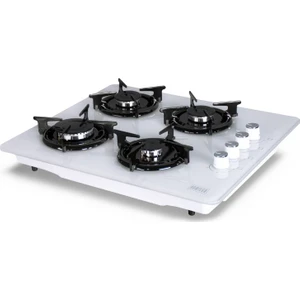 Homtego 40TSHDF Beyaz Oval Set Üstü Ocak