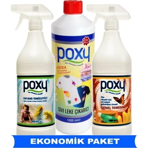 Genel Temizlik, Sıvı Leke Çıkarıcı, Fayans Temizleyici Set