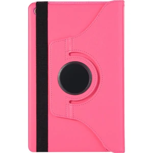 Gogo Samsung Galaxy Tab A 10.1'' T510 Kılıf 360 Rotating Stand Deri Açık Pembe