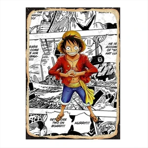 One Piece Of Luffy Desenli Ahşap Tablo