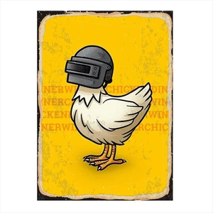 Pubg Tavuk Desenli Mdf Tablo