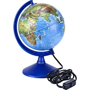 Işıklı Küre 26 cm Mavi Renkli Siyasi ve Fiziki Kullanım İçin Tasarlandı