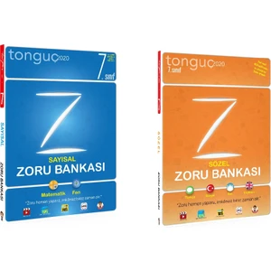 Tonguç Akademi 7. Sınıf Sayısal Sözel Tüm Dersler Zoru Bankası 2 Kitap