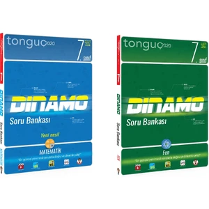 Tonguç Akademi 7. Sınıf Matematik Fen Dinamo Soru Bankası Seti 2 Kitap