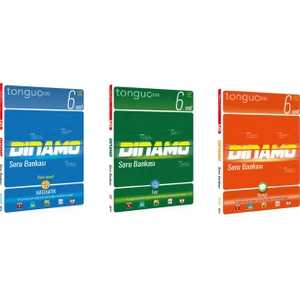 Tonguç Akademi 6. Sınıf Matematik Fen Türkçe Dinamo Soru Bankası Seti 3 Kitap