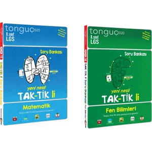 Tonguç Akademi 8. Sınıf Matematik Fen Taktikli Soru Bankası Seti 2 Kitap