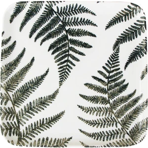 Botanical Desen Düz Tabak 21x21cm