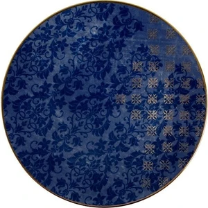 Evoke Desen2 Mavi Düz Tabak 21 cm