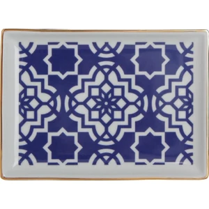 Morocco Desen Mor Kahvaltı Tabağı 18cm