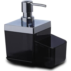 Toskana Şeffaf Siyah Mutfak Sıvı Sabunluk