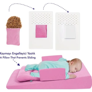 Sevi Bebe Çok Fonksiyonlu Yatış Yastığı Pembe