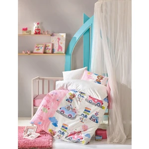 Cottonbox Sevimli Seyahat Pembe Bebek Nevresim Takımı