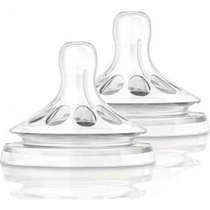 Philips Avent SCF655/27 Natural Biberon emziği, akış ayarlı, 1 kesik, 3m+ 2'li