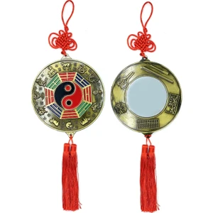 Dünyadan Hediyeler Çin Feng Shui Bagua Ayna Bakır 40 cm