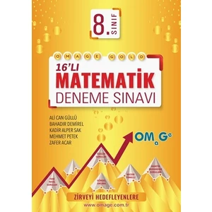 Omage Yayınları 8. Sınıf Gold Matematik Deneme Sınavı