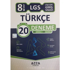 Azza Lgs Türkçe 20 Li Deneme