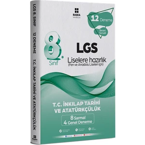 Başka 2020 Lgs İnkılap Tarihi 12 Deneme