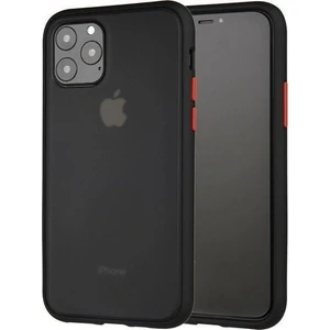 Apple iPhone 11 Pro Max Kılıf Zore Fri Mat Darbe Emici Silikon Siyah