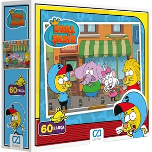 CA Oyuncak Kral Şakir Puzzle 60 Parça