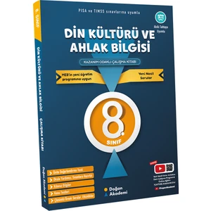Doğan Akademi̇ 8. Sınıf Din Kültürü ve Ahlak Bilgisi Kazanım Odaklı Çalışma Kitabı