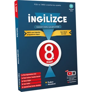 Doğan Akademi̇ 8. Sınıf Ingilizce Kazanım Odaklı Çalışma Kitabı
