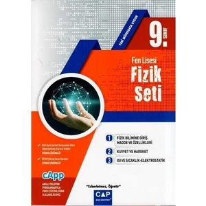 Çap Yayınları 9. Sınıf Fizik Seti Fen Lisesi