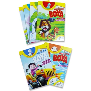 Örneğe Bakarak Boyama 6 Kitap - (6 - 9 Yaş)