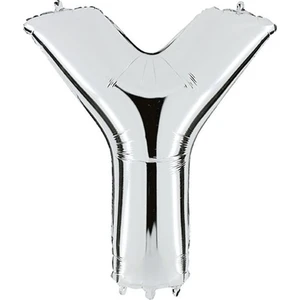 Folyo Harf Balon Gümüş Renk 100 cm Y