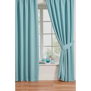 Belle Cose Blackout Karartma Aqua Mavi Fon Perde 200 x 260 cm Tek Kanat