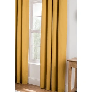 Belle Cose Blackout Karartma Hardal Fon Perde 100 x 260 cm Tek Kanat