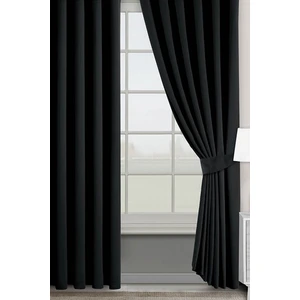 Belle Cose Blackout Karartma Siyah Fon Perde 100 x 260 cm Tek Kanat