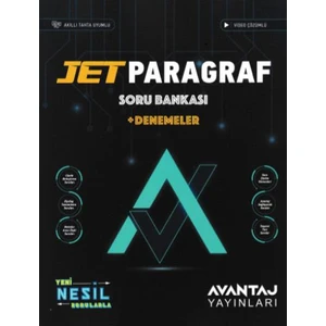 Avantaj Yayınları Jet Paragraf Soru Bankası denemeler