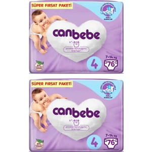 Bebek Bezi 4 Beden Maxi 76 X 2 152'li