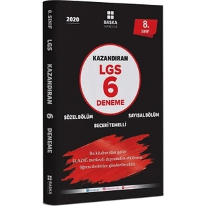 Başka Yayınları 2020 Lgs 8.sınıf Kazandıran 6 Deneme