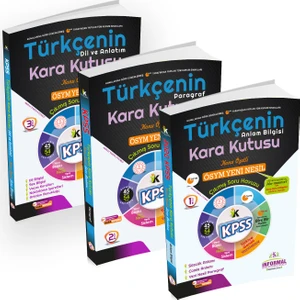 Informal Yayınları KPSS 2020 Türkçenin Kara Kutusu Konu Özetli Sor Bankası Altın Set