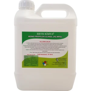 Brtr Kimya Mono Propilen Glikol - 5 Lt - Pg - Gıda Tipi (Food Grade )