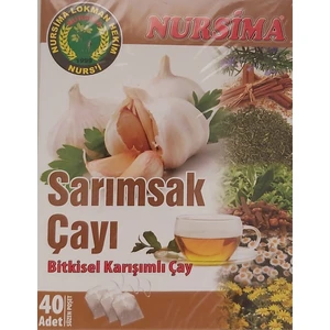 Nursi̇ma Sarımsak Çayı Bitkisel Karışımlı Çay 40 Adet