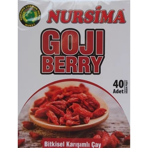 Nursi̇ma Goji Bery Çayı Bitkisel Karışımlı Çay 40 Adet